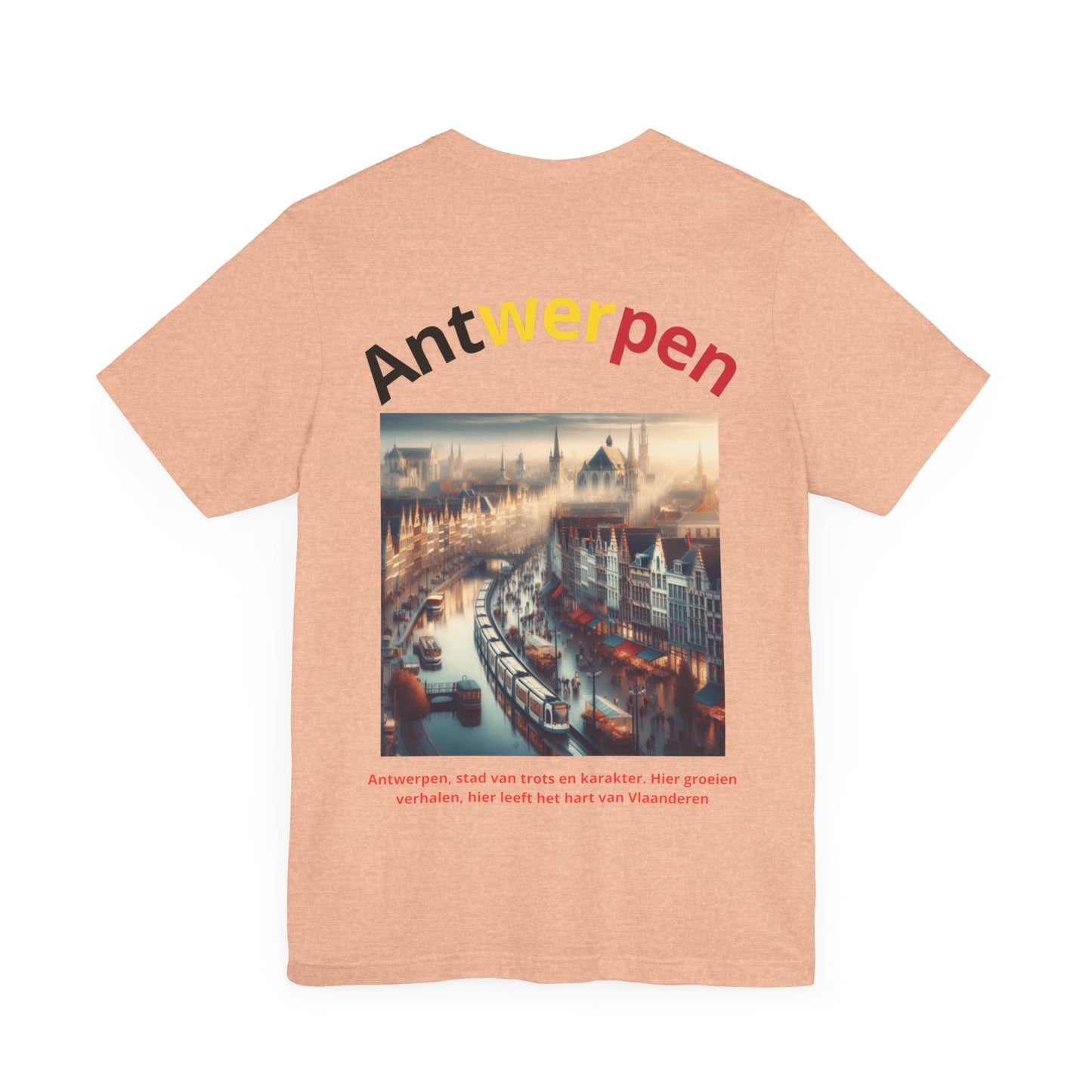 Antwerpen T-Shirt Unisexe – Fierté Locale / Stadsplezier – Jersey Léger – Cadeau pour Antwerpenaars – Livraison Rapide (BE/NL)