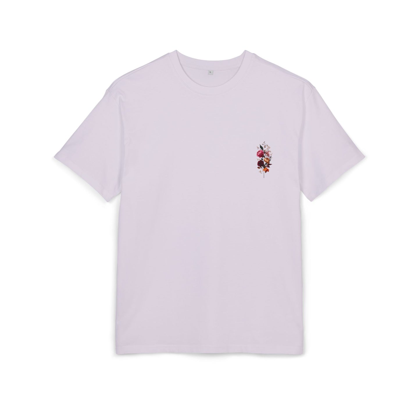 T-Shirt Oversized Floral Amazigh Unisexe - T-Shirt Graphique Fleuri - Style Bohème Urbain - T-Shirt Loose Fit - Tendance Printemps/Été - Livraison Rapide Europe