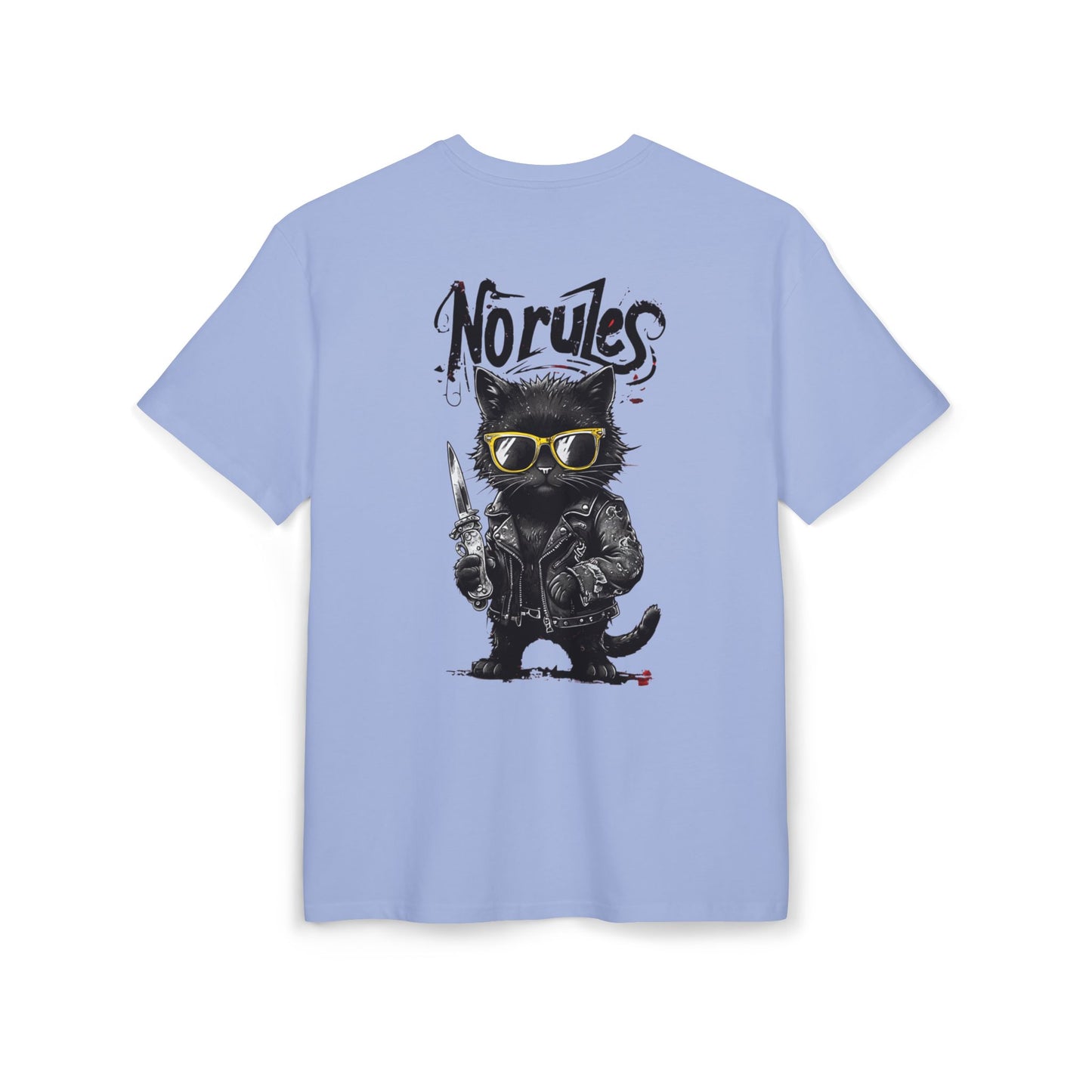 T-shirt Oversize Streetwear Épais - Amazigh & Norules - Unisex pour Homme/Femme, Style Décontracté pour Amoureux des Chats • Coton Lourd Ultra-Confortable