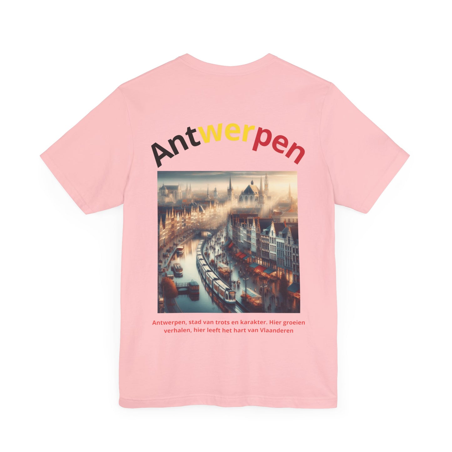 Antwerpen T-Shirt Unisexe – Fierté Locale / Stadsplezier – Jersey Léger – Cadeau pour Antwerpenaars – Livraison Rapide (BE/NL)