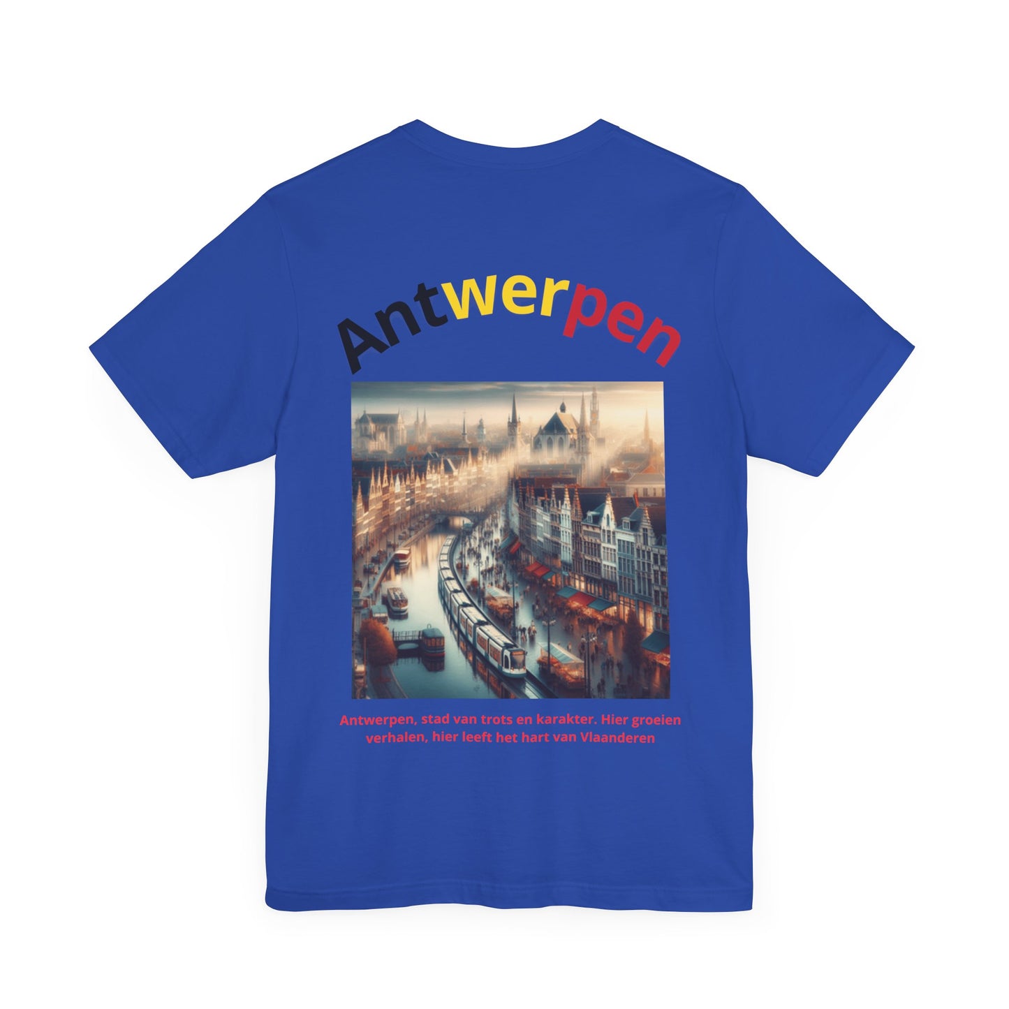 Antwerpen T-Shirt Unisexe – Fierté Locale / Stadsplezier – Jersey Léger – Cadeau pour Antwerpenaars – Livraison Rapide (BE/NL)